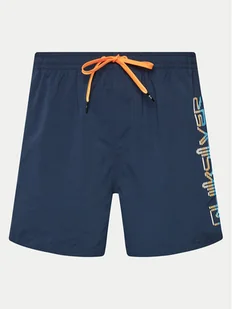 Quiksilver Szorty kąpielowe Behind Waves EQYJV04061 Granatowy Regular Fit - Kąpielówki męskie - miniaturka - grafika 1