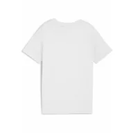 Odzież sportowa dziecięca - Młodzieżowa koszulka z grafiką sneakersów PUMA White - miniaturka - grafika 1