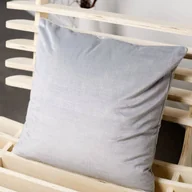 Poszewki na poduszki - Poszewka na poduszkę Velur Today jasnoszara 40 x 40 cm - miniaturka - grafika 1