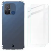 Etui i futerały do telefonów - Bizon Etui + 2x szkło Case Clear Pack do Xiaomi Redmi 12C, przezroczyste - miniaturka - grafika 1