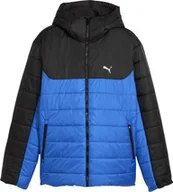 Kurtki męskie - Kurtka męska Puma ESS Hooded Padded niebiesko-czarna 685211 13 L - miniaturka - grafika 1
