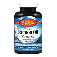 Witaminy i minerały - Carlson Labs Norwegian Salmon Oil Complete 120 kaps. (Carlson) TT000975 - miniaturka - grafika 1