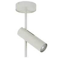 Lampy sufitowe - Sufitowa lampa z regulacją Leda 1 41143 metalowa szara beżowa - miniaturka - grafika 1