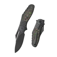 Noże - Nóż składany Kubey KB Knives Stroller Black DLC Titanium/Damtanium CamoCarbon, Black DLC CPM 20CV by Utilizator (KB384D) - miniaturka - grafika 1
