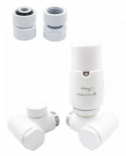 Zawór termostatyczny do grzałki INTEGRA biały prawy GW1/2 - Zawory i kraniki Zawór termostatyczny do grzałki INTEGRA biały prawy GW1/2 - Zawory i kraniki - miniaturka - grafika 1