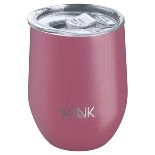 WINK Bottle, Kubek termiczny TUMBLER PINK, bez BPA, 350 ml - Kubki termiczne - miniaturka - grafika 1