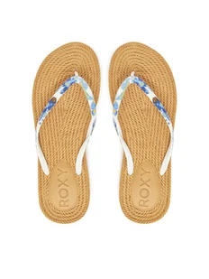 Roxy Japonki ARJL101004 Biały - Klapki i japonki damskie - miniaturka - grafika 1