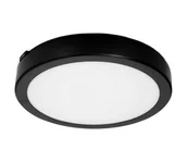 Lampy sufitowe - LED Plafon łazienkowy z czujnikiem NAIROS LED/18W/230V IP65 czarny +pilot - miniaturka - grafika 1