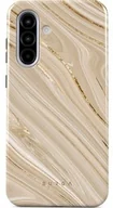 Etui i futerały do telefonów - Burga Etui Full Glam Tough do Galaxy A36 5G, beżowe wzorzyste - miniaturka - grafika 1