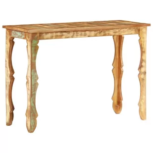vidaXL vidaXL Stolik typu konsola, 110 x 40 x 76 cm, lite drewno z odzysku - Konsole i sekretarzyki - miniaturka - grafika 1