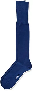 FALKE Mężczyźni Podkolanówki No. 9 M KH Czysta Bawełna Fil d'Ecosse długie jednokolorowe 1 Para, Niebieski (Royal Blue 6000), 39-40 - Skarpetki męskie - miniaturka - grafika 1