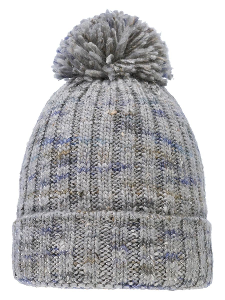 Chłopięca czapka zimowa z pomponem szara Döll r.49