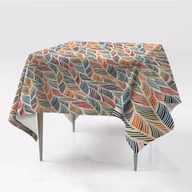 Obrusy i serwetki - Prostokątny obrus na stół Kolorowe fale dekoracja, Fabricsy, 150x150 cm - miniaturka - grafika 1