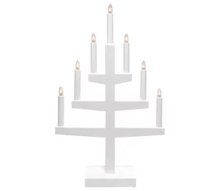 Eglo 410153 - Świecznik bożonarodzeniowy TRAPP 7xE10/3W/230V biały - Oświetlenie świąteczne Eglo 410153 - Świecznik bożonarodzeniowy TRAPP 7xE10/3W/230V biały - Oświetlenie świąteczne - miniaturka - grafika 1