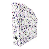 Segregatory - Pojemnik organizer na dokumenty PVC A4 7cm garden kwiaty BIURFOL - miniaturka - grafika 1
