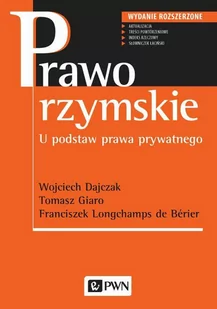 Prawo rzymskie. U podstaw prawa prywatnego - E-booki - prawo - miniaturka - grafika 1