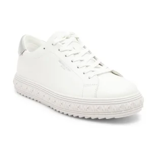 Michael Kors Skórzane trampki GROVE LACE UP - Trampki damskie - miniaturka - grafika 1