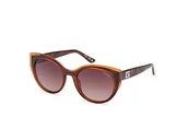 Okulary przeciwsłoneczne - Guess GU7909 Okulary przeciwsłoneczne, Kobiety, Dark Havana (Brązowy), Jeden rozmiar - miniaturka - grafika 1