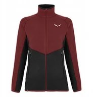 Kurtki i kamizelki sportowe damskie - Bluza trekkingowa damska Salewa Paganella Jacket - syrah/black out - miniaturka - grafika 1