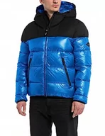 Kurtki męskie - Replay Męska kurtka zimowa comfort fit, 279 Royal, XS - miniaturka - grafika 1