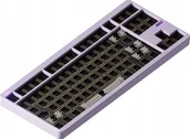 Klawiatury - Nuphy - NuPhy Gem80 QMK/VIA Wireless Custom Mechanical Keyboard - Bezprzewodowa Klawiatura Mechaniczna Airy Lilac Brak Brak keycapów - miniaturka - grafika 1