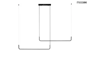 MOOSEE lampa wisząca SHAPE DUO 120 czarna - Lampy sufitowe - miniaturka - grafika 1