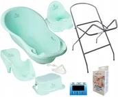 Wanienki dla dzieci - WANIENKA DLA DZIECKA TEGA "ZESTAW 8w1" WANNA TERMOMETR STOJAK + AKCESORIA - miniaturka - grafika 1