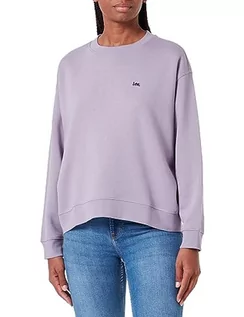 Bluzy damskie - Lee Crew SWS bluza damska, Jazzy Purple, L - grafika 1