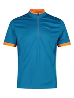 Koszulki sportowe męskie - CMP Koszulka kolarska w kolorze niebieskim - miniaturka - grafika 1