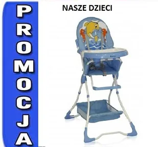 BERTONI BRAVO BLUE DOLPHINS KRZESEŁKO DO KARMIENIA - Krzesełka do karmienia - miniaturka - grafika 1