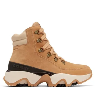 Trapery Sorel Kinetic Impact Conquest Wp Brązowy - Botki damskie - miniaturka - grafika 1