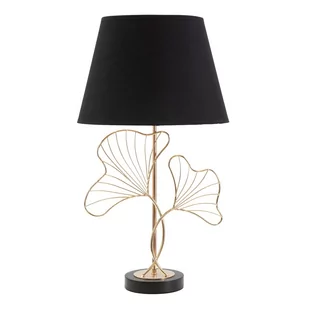 Czarna lampa stołowa Mauro Ferretti Gingko - Noże stołowe - miniaturka - grafika 1