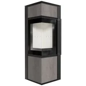 Piece wolnostojące - Piec stalowy koza TORA/S 8 kW fi 150 NATURALI PIETRA DI SAVOIA GRIGIA - miniaturka - grafika 1