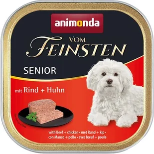 Animonda Vom Feinsten Wołowina z Drobiem Senior 150 g - Mokra karma dla psów - miniaturka - grafika 1