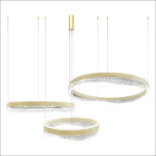 Lampy sufitowe - Preciosa lampa wisząca 3xLED/158W złota ML1001 - miniaturka - grafika 1