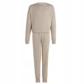 Dresy damskie - 140 cm Dres adidas FI Logo TS girls Jr IC0101 beżowy 140 cm - Adidas - miniaturka - grafika 1