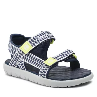 Timberland Sandały Perkins Row Webbing Sndl TB0A2ASH019 Navy Webbing - Sandały damskie - miniaturka - grafika 1
