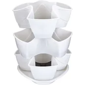 Donice - Prosperplast COUBI 295mm 3 ELEMENTOWA BIAŁA (S449) PDKN3003-S449 [2442971] - miniaturka - grafika 1