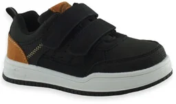 Chłopięce półbuty ze skórzaną wkładką American Club XD 152 Czarne - Buty dla chłopców - miniaturka - grafika 1