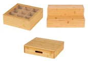 Pojemniki kuchenne - Wenko Bambusowy pojemnik na herbatę/kawę - miniaturka - grafika 1