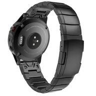 Akcesoria do smartwatchy - Tech-Protect Bransoleta Steelband do Fenix 5 / 6 / 6 Pro Black - miniaturka - grafika 1