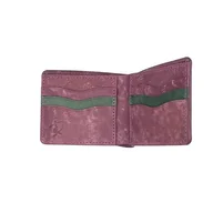 Portfele - Fioletowy portfel skórzany ręcznie uszyty . - miniaturka - grafika 1