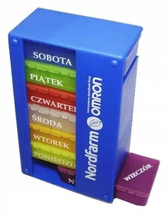 Kasetka do leków tygodniowa, 3-komorowa - Akcesoria dla osób starszych i niepełnosprawnych Kasetka do leków tygodniowa, 3-komorowa - Akcesoria dla osób starszych i niepełnosprawnych - miniaturka - grafika 1