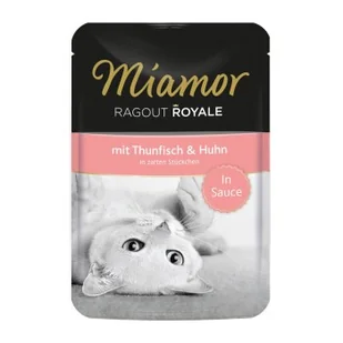 Miamor Ragout Royale w sosie Tuńczyk i kurczak: 88x100 g - Mokra karma dla kotów - miniaturka - grafika 1
