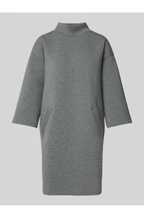 Sukienka o długości do kolan ze stójką i wpuszczanymi kieszeniami - Joop! - Sukienki - miniaturka - grafika 1