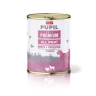 Mokra karma dla psów - Karma mokra dla psa PUPIL Premium All Meat JUNIOR indyk i cielęciną 800 g - miniaturka - grafika 1