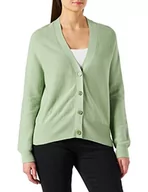 Swetry damskie - BOSS Damski sweter C_faduana kardigan, Jasny/pastelowy zielony 339, XL - miniaturka - grafika 1