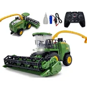 Zabawki zdalnie sterowane - Zdalnie Sterowany Kombajn Zbożonwy Światła Dźwięk Dym Rc Na Pilota 1:24 - miniaturka - grafika 1