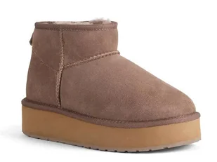 Śniegowce damskie brąz Emu Australia platforma Stinger Micro Flatform-39 - Śniegowce damskie Śniegowce damskie brąz Emu Australia platforma Stinger Micro Flatform-39 - Śniegowce damskie - miniaturka - grafika 1