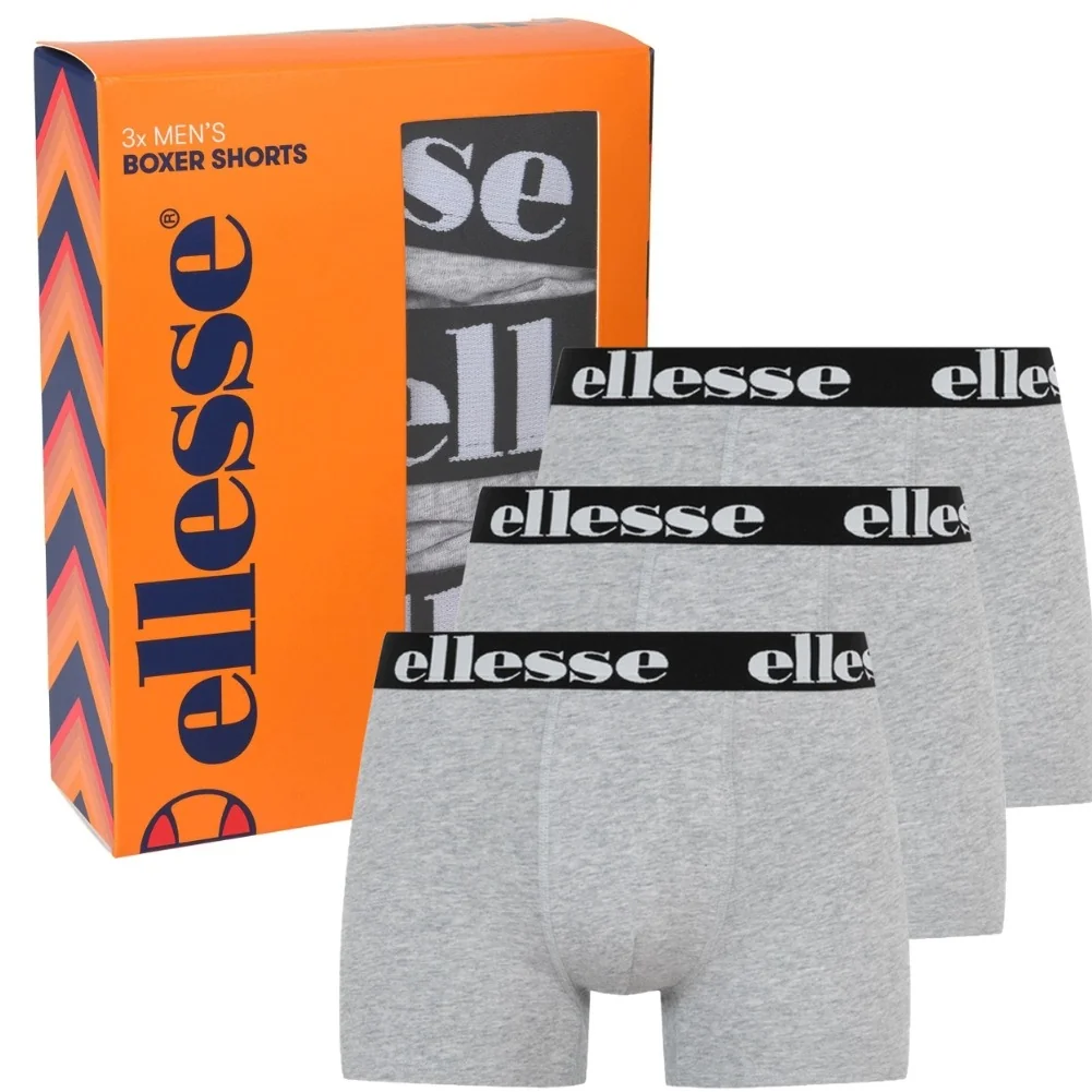Bokserki Męskie Zestaw Ellesse Remo 3PAK (SJ00459) M